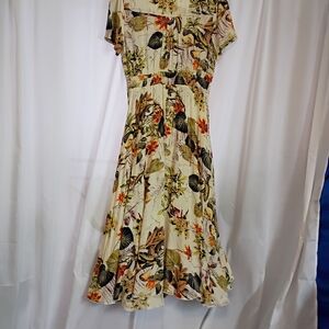 Floral Print Women's Dress